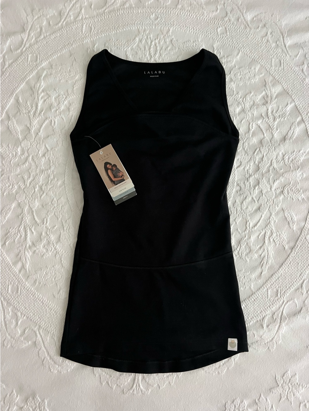 Lalabu Black Soothe Shirt / Tank Top Size Medium - NWT